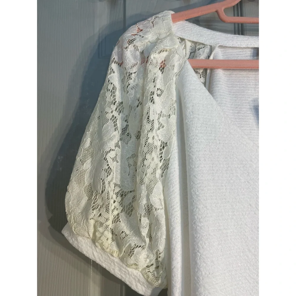 Anthropologie Sunday in Brooklyn Cady Lace Top NWT Size XL